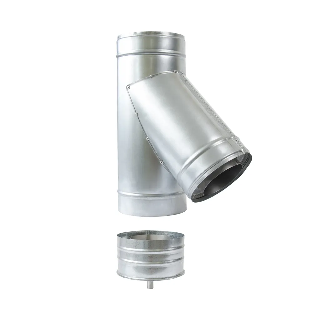 Н/ОЦ Тройник 45° двуст.s0,5 мм (AISI 304/ОЦ) d120/180 мм