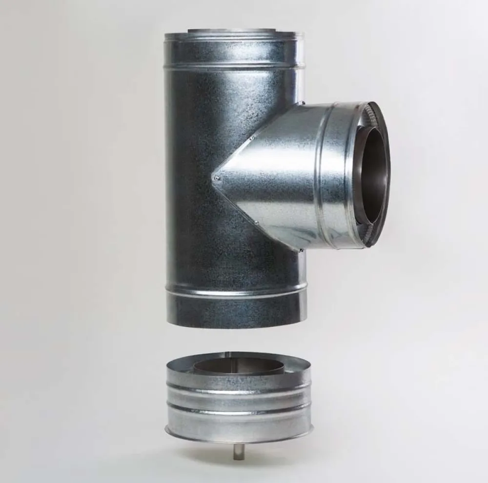 Н/ОЦ Тройник 90° двуст.s0,5 мм (AISI 304/ОЦ) d150/220 мм