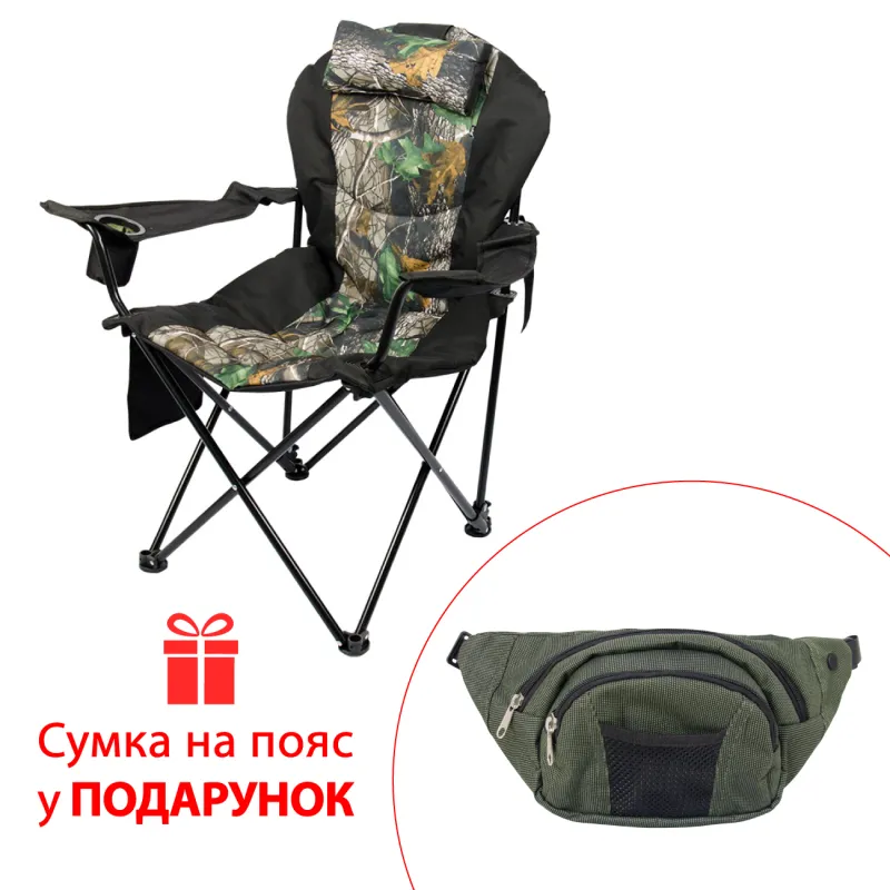 Крісло розкладне Вітан Директор d19 мм, камуфляж дубок